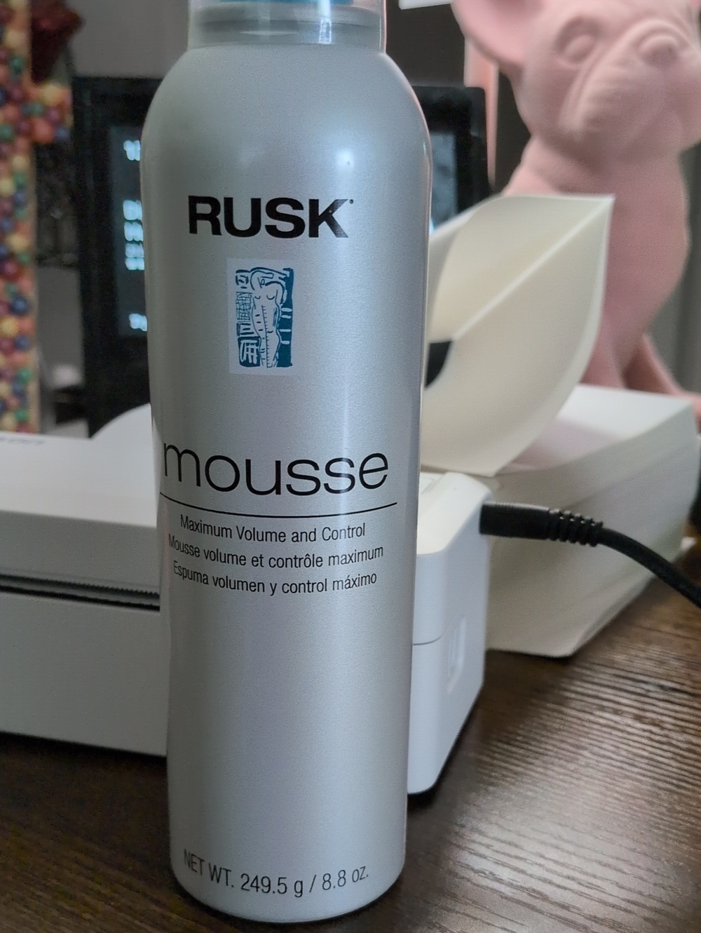 RUSK Silver Mousse — Maximum Volume and Control New